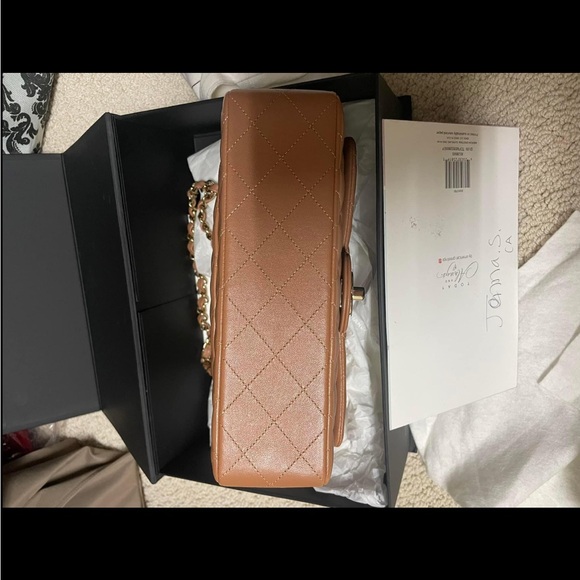 SOLD! Chanel small 22s caramel classic flap - Picture 6 of 11
